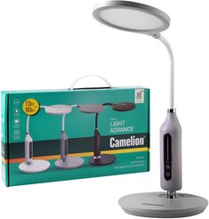 Светильник настольный Camelion KD-862 C09 серый LED10Вт 580 лм