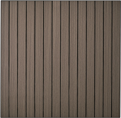 Панели реечные ПВХ LAKO DECOR Коричневый 600х600х2,5мм (упак 1,8м²)