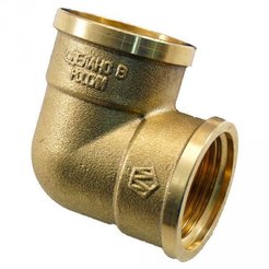 Угольник 3/4" в/в (латунь RUS) MP-У