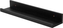 Полка Qually 55x12x7см МДФ черный
