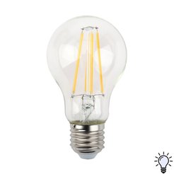 Лампа светодиодная ЭРА F-LED A60-13W-840-E27 13Вт филамент груша нейтральный белый свет