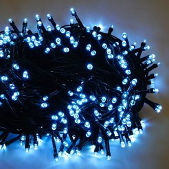 Электрогирлянда Нить универсальная 30м 300LED,холодный белый С30St-300CW