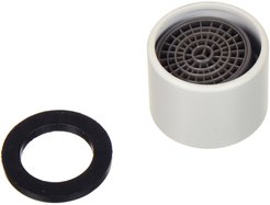 Аэратор для смесителя M22 ВР латунь, белый