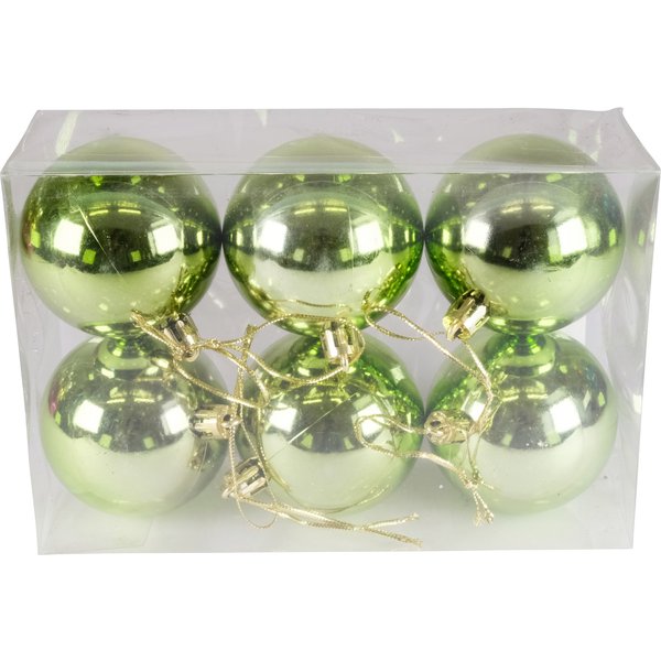 Набор шаров 6шт 6см зелёный SYQC-0121260-AP
