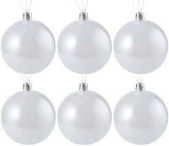 Набор шаров 6шт 7см радужно-белый, SYQA-0123002