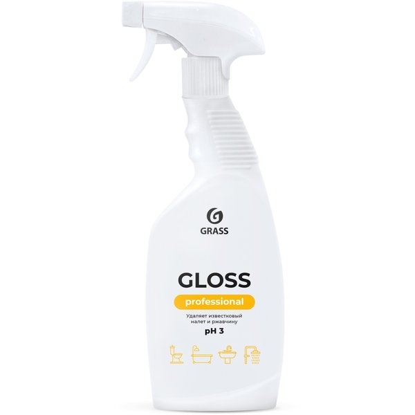 Средство чистящее д/сан.узлов GraSS Gloss Professional 600мл спрей