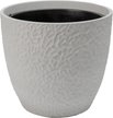 Кашпо бетонное Манго d36,4см h33см v22л, бутон, серый, с вкладкой