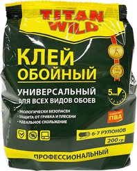 Клей обойный универсальный Titan Wild в мягкой упаковке 200г