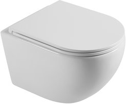 Унитаз подвесной Agger AGW-03-100 безободковый, сиденье с микролифтом