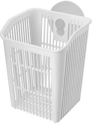 Держатель подвесной на присосе прямоугольный Бытпласт Helper 9,4х9,5х12,1см