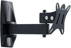 Кронштейн для ТВ Holder LCDS-5004М 10-26'' наклонный 15° поворотный 270° до 25кг черный