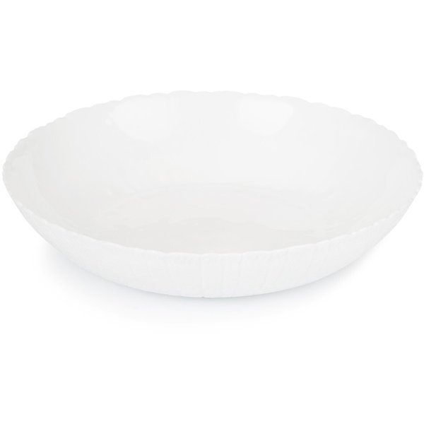 Набор столовый Luminarc Ammonite 19 предм., тарелки суповые, десертные, обеденные, салатник, белый