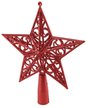 Верхушка елочная Звезда 17,5х14,5см, красный, SYSDX 332128