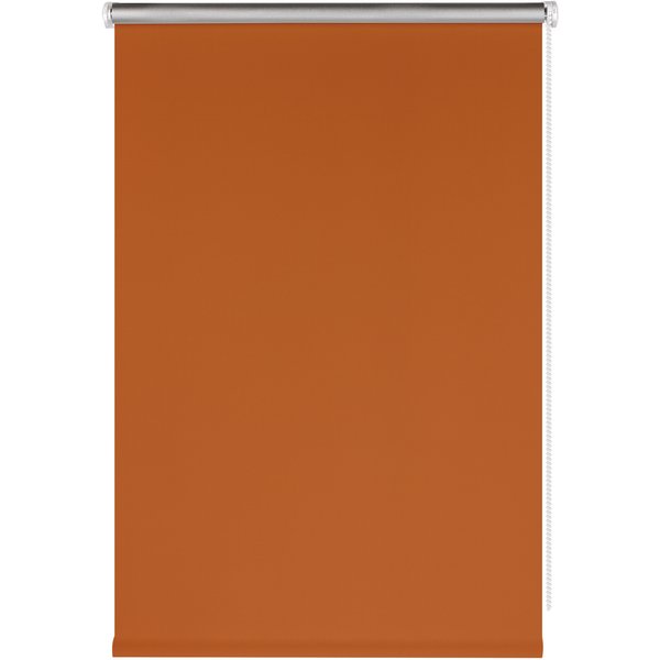 Штора рулонная Blackout Silver 110х160см оранжевый