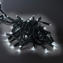 Электрогирлянда Нить внешняя 20м 200LED,теплый белый С12-200WW