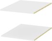 Полка д/шкафа Рум 46,8х1,6х57,6см ЛДСП Белый 2шт