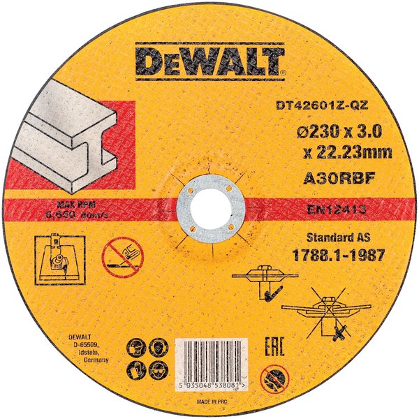 Круг отрезной по металлу DeWalt INDUSTRIAL 230x2,8х22мм