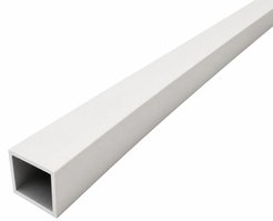Трубка квадр.алюм 15х15х1,5 (1,0м) серебро