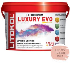 Затирка цементно-полимерная LITOCHROM LUXURY EVO LLE.325 Пыльная роза, 2кг