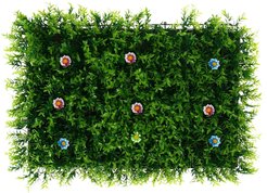 Панель декоративная 40х60см высокая трава с цветами, Greengo