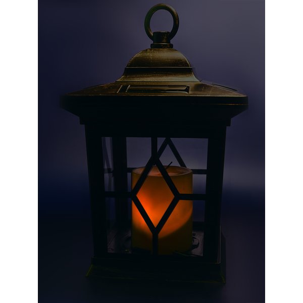 Светильник садовый подвесной Мерцающий свет USL-S-180/PT220 Bronze lantern