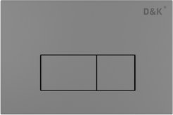 Клавиша смыва D&K Rhein DB1499006 графит