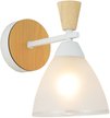 Бра Traccia 4535-1W WH+WOOD, 1xE27/40W (21х13,5х20мм)