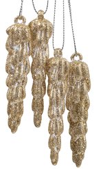 Украшение подвесное Magic Time из полистирола 4шт в наборе 1,6x1,6x8см арт.91175