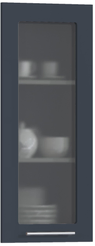 Фасад витрина Эстель 39,6х92х1,6см ФВ-140 Графит глянец