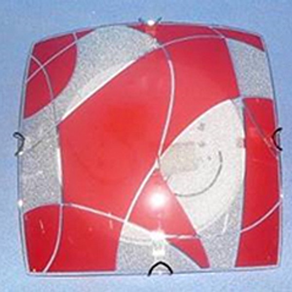 Светильник D14-30 RED E27х2 квадрат