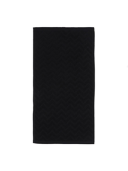 Полотенце махровое LoveLife Zig-Zag 70х130см, черный, плотность 450гр/м
