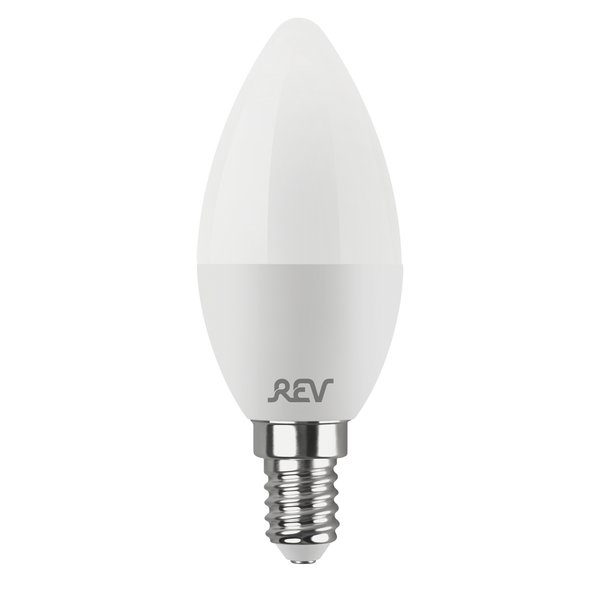 Лампа светодиодная REV 5Вт Е14 свеча 4000К свет нейтральный белый