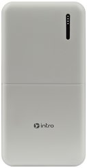 Устройство зарядное портативное Power bank Intro ZX10 2,1А 10000mAh белый