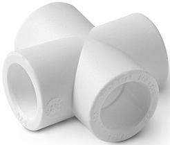 Крестовина полипропиленовая d32мм Pro Aqua