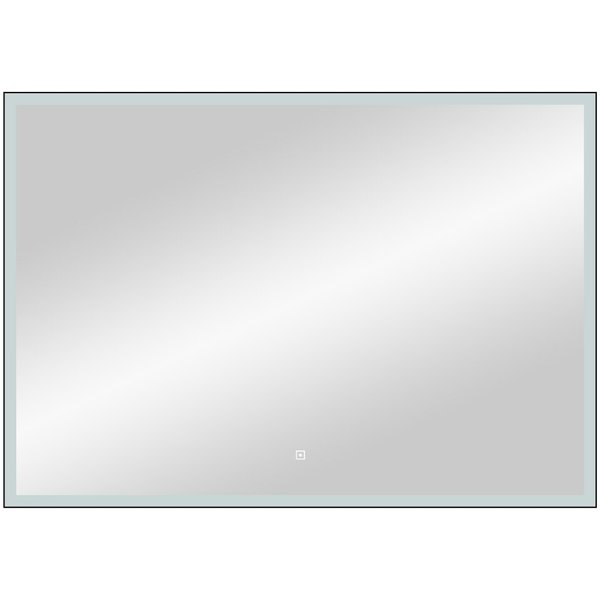 Зеркало Frame Black LED 1000х700