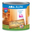 Лак для бани и сауны акриловый ALPA полуматовый (0,75л)