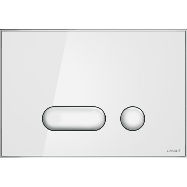 Комплект системы инсталляции City Link Pro+кнопка Intera белое стекло
