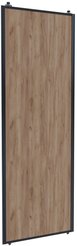Дверь-купе 2255х704мм Дуб крафт табачный/черный муар (высота проема 2300)