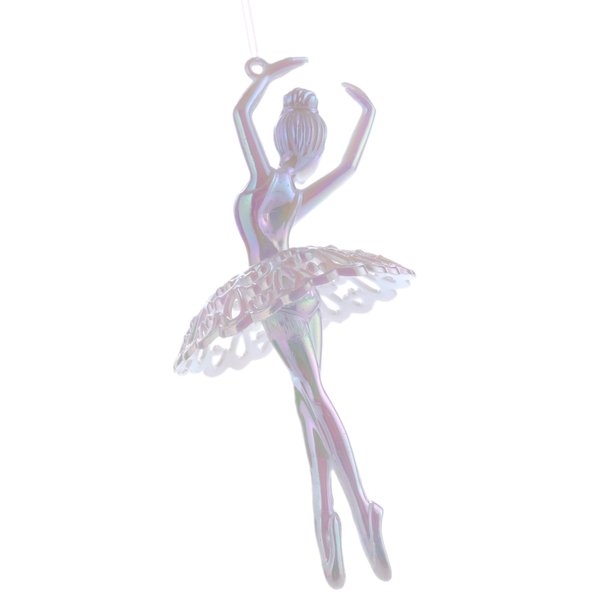 Украшение фигурное Балерина 14х6см, радужно-белый, акрил, SYYKLC-1923030