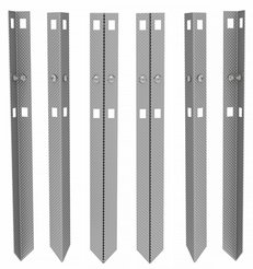 Набор колышков для формирования грядки 6шт