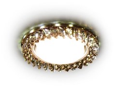 Светильник точечный встраиваемый AMBRELLA LIGHT G255 BR GX53+3W хром/коричневый