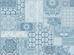 Декор настенный Нега 02 20х30см голубой шт (D0352B10602)