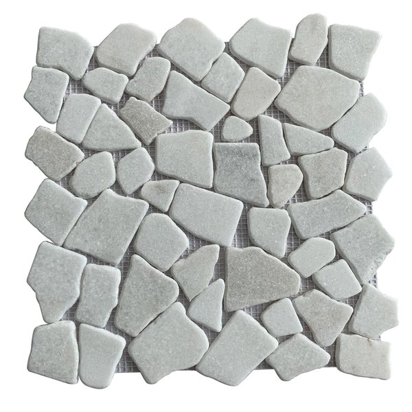 Мозаика Tessare 30,0х30,0х0,8см дикий камень светло-серый (HSNM01)