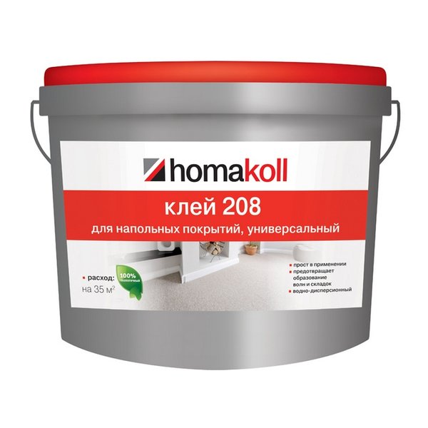 Клей Homakoll 208 универсальный для наполных покрытий 14кг