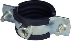 Хомут сантехнический оцинкованный 3/8" 15-19мм с гайкой