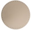 Салфетка сервировочная Domenik Beige 38см с заклепками серо-бежевый ПВХ