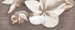 Панно настенное Amati 40,2x50,5см Plumeria аlba 2шт/кмп(584192003)