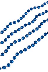 Бусы новогодние 1000х0,8см, синий, SYZLB-2223001