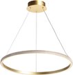 Люстра Оскар 50W LED, пульт, металл, акрил, золото