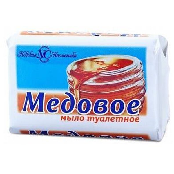 Мыло туалетное Невская косметика 90г Медовое